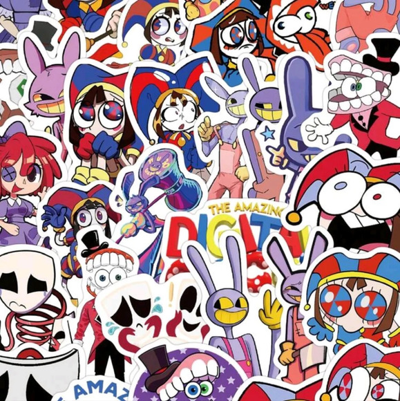 The amazing digital circus kids TV show cartoon anime clowns strange characters - Picture 1 of 9